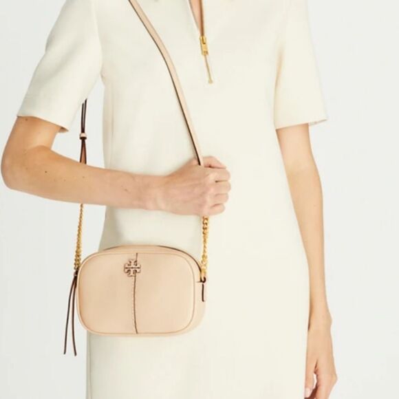 Tory Burch McGraw Camera Bag- Brie - Picture 5 of 11